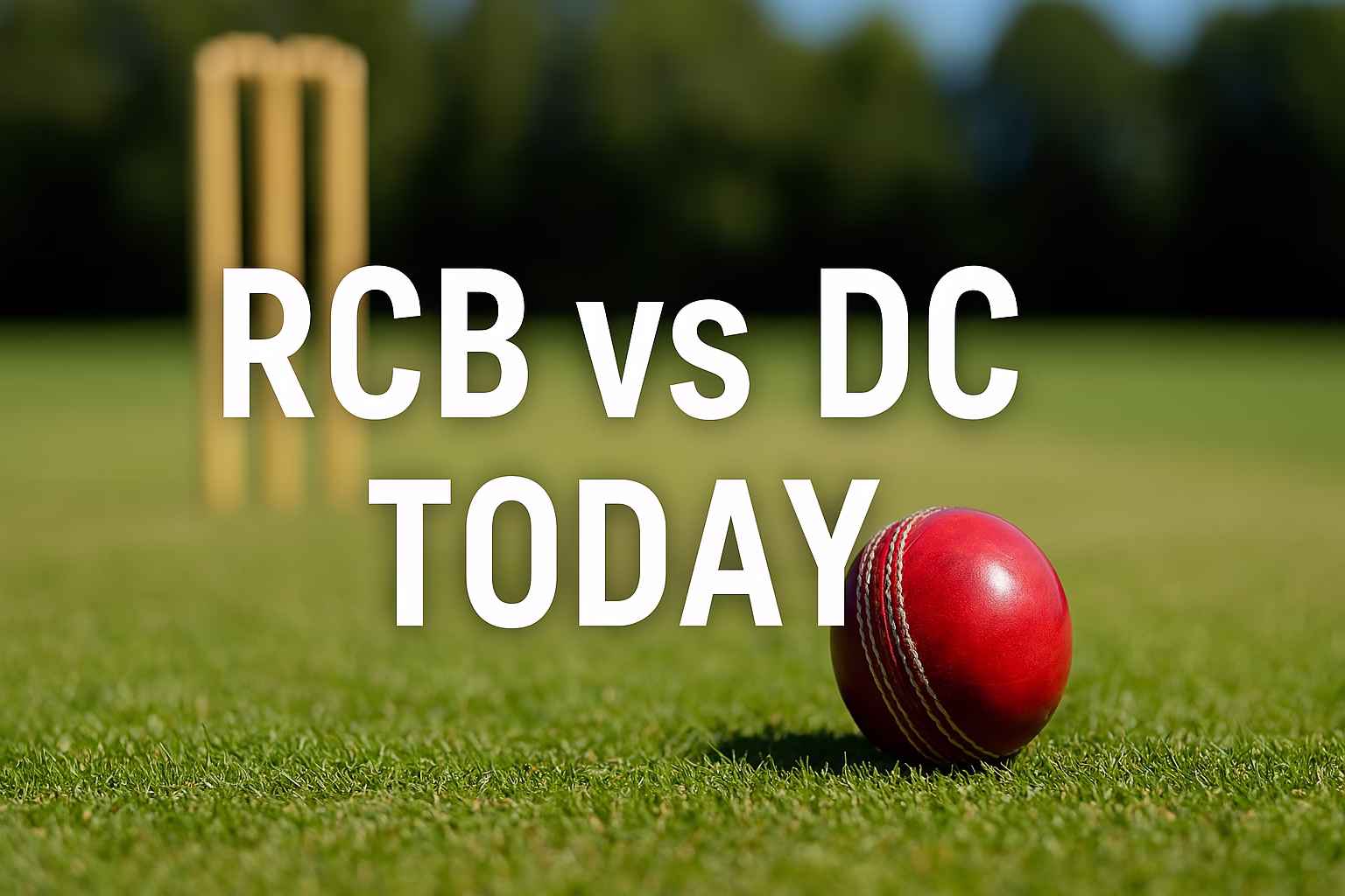 RCB vs DC Today